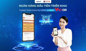 NCB cung cấp dịch vụ thanh toán bằng mã VietQR trên Cổng dịch vụ công quốc gia