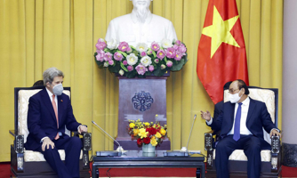 Chủ tịch nước: Ứng phó biến đổi khí hậu là lĩnh vực hợp tác chiến lược Việt - Mỹ