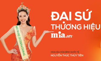 Hoa hậu Thùy Tiên đồng hành cùng chiến dịch "Cần vali đến Mia.vn"