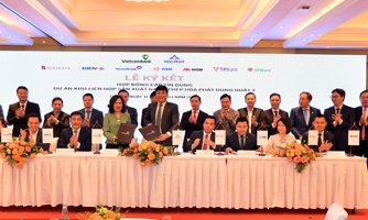 Vietcombank là đầu mối thu xếp tín dụng cho Dự án Khu liên hợp sản xuất gang thép Hòa Phát Dung Quất 2