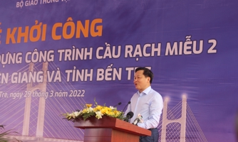 Chính thức khởi công dự án cầu Rạch Miễu 2