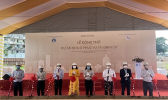 TP.HCM động thổ dự án nhà ở tái định cư cho người dân Cư xá Thanh Đa