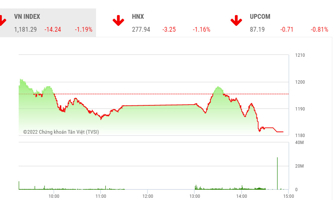 Lực cầu yếu nên VN-Index vẫn có thể "test" lại ngưỡng 1.160 điểm