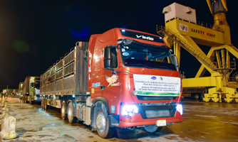 Trang trại Vinamilk Lao-Jagro tiếp nhận đàn bò sữa 1000 con đầu tiên nhập khẩu từ Mỹ