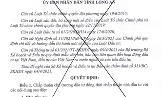 Long An khẳng định Quyết định 2536 là giả mạo