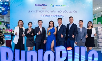 Dunlopillo hợp tác độc quyền cùng Thế Giới Nệm ra mắt sản phẩm Comforting 