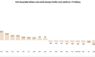 Khối ngoại tranh thủ nhặt cổ phiếu trong ngày thị trường lao dốc