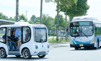 Bình Dương thử nghiệm xe không người lái lưu thông ở tuyến đường công cộng