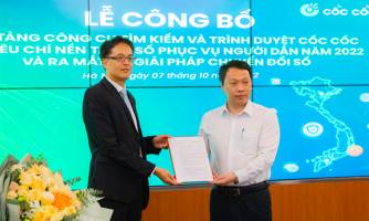 Bộ Thông tin và Truyền thông công bố Cốc Cốc là nền tảng số phục vụ người dân