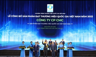 Công ty Cổ phần CMC vinh dự đón nhận danh hiệu Thương hiệu Quốc gia 2022