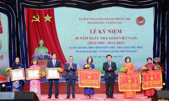 Tuyên dương các điểu hình tiên tiến, nhà giáo mẫu mực của Thủ đô năm 2022