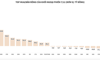 Khối ngoại vẫn kiên trì mua ròng, gom mạnh VIC và VHM