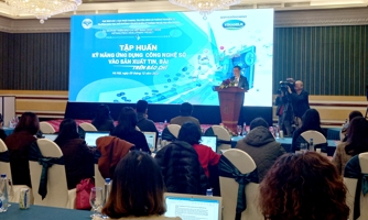 Tập huấn "Kỹ năng ứng dụng công nghệ số vào sản xuất tin, bài trên báo chí"