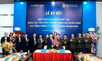 MobiFone và Cục Truyền thông Công an Nhân dân ký hợp tác trong lĩnh vực chuyển đổi số