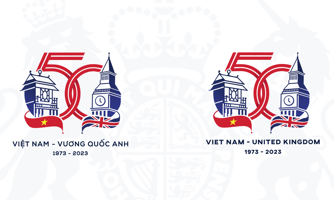 Công bố logo kỷ niệm 50 năm quan hệ ngoại giao Vương quốc Anh - Việt Nam