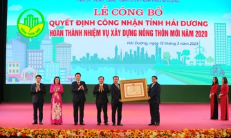 Hải Dương hoàn thành xây dựng nông thôn mới