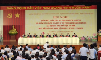 Quán triệt, triển khai quy định mới của Ban Bí thư về công tác báo chí - xuất bản