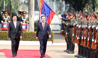 Chủ tịch nước Võ Văn Thưởng thăm chính thức Lào