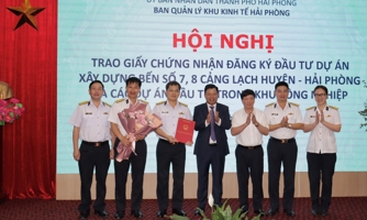 Hải Phòng trao giấy phép đầu tư cho dự án bến cảng gần 13.000 tỷ