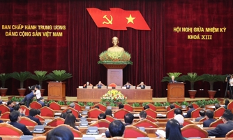 Ngày làm việc thứ nhất của Hội nghị giữa nhiệm kỳ Ban Chấp hành Trung ương Đảng