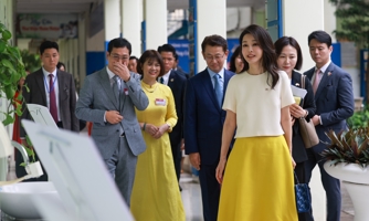 Phu nhân Tổng thống Hàn Quốc dự sự kiện giới thiệu chương trình CSR tiêu biểu của Samsung toàn cầu