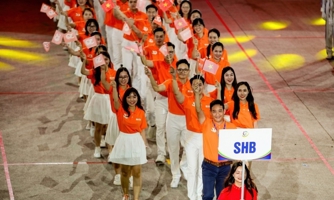 Dấu ấn sắc cam SHB tại Đại hội Thể dục Thể thao ngành Ngân hàng: Đoàn kết và rực lửa