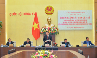 Chủ tịch Quốc hội: Đầu tư cho giáo dục cần được ưu tiên đi trước