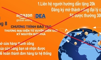 Cảnh báo mạo danh logo, tên đơn vị tổ chức “Chương trình thương mại điện tử xuyên biên giới” để lừa đảo
