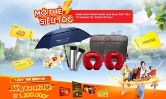 Ưu đãi độc quyền của HDBank tại “Sóng Festival - Ngày Thẻ Việt Nam”
