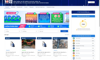 1022: Cổng thông tin tiếp nhận, xử lý và phản hồi người dân, doanh nghiệp của TP.HCM