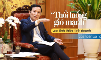  “Thổi luồng gió mạnh”  vào tinh thần kinh doanh của toàn xã hội