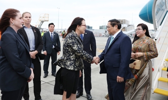 Thủ tướng Phạm Minh Chính tới Auckland, thăm chính thức New Zealand