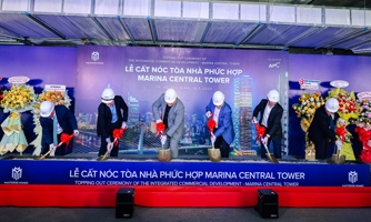 Masterise Homes chính thức cất nóc Marina Central Tower 