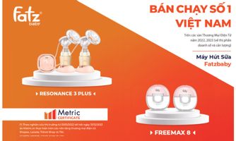 Máy hút sữa Fatzbaby bán chạy số 1 trên các sàn thương mại điện tử Việt Nam