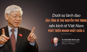 Dưới sự lãnh đạo của Tổng Bí thư Nguyễn Phú Trọng, nền kinh tế Việt Nam phát triển nhanh nhất châu Á
