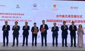 Hải Phòng trao giấy chứng nhận đầu tư cho các doanh nghiệp Trung Quốc
