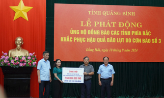 Các tỉnh Bắc Trung Bộ hướng về đồng bào vùng bão, lũ