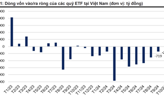 "View" không còn tiêu cực, các quỹ ETF giảm mạnh cường độ rút ròng trong tháng 10