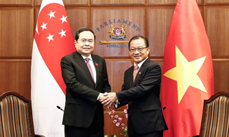 Chủ tịch Quốc hội kết thúc tốt đẹp chuyến thăm chính thức Singapore, lên đường thăm chính thức Nhật Bản