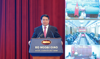 Thủ tướng: Ngành ngoại giao phải phục vụ đắc lực, hiệu quả cho mục tiêu tăng trưởng, tạo nền tảng đưa đất nước vào kỷ nguyên mới