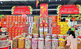 Sức mua hàng Tết “nóng” dần lên tại nhiều hệ thống bán lẻ