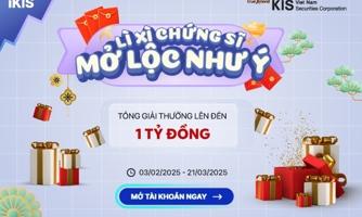 Chứng khoán KIS: “Lì xì chứng sĩ - Mở lộc như ý”