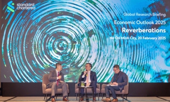 Standard Chartered dự báo tăng trưởng GDP Việt Nam đạt 6,7% trong năm 2025
