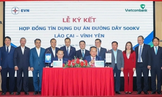 Ký kết hợp đồng tín dụng trị giá 5.472 tỷ đồng cho Dự án đường dây 500 kV Lào Cai – Vĩnh Yên