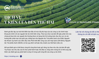 Trái phiếu xanh: Tiêu chuẩn hoá và đa dạng hoá sự tham gia của các tổ chức để phát triển bền vững