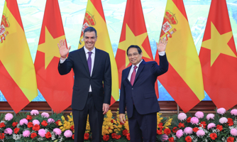 Tuyên bố chung về kết quả chuyến thăm chính thức Việt Nam của Thủ tướng Tây Ban Nha Pedro Sánchez