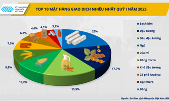Trong một thế giới biến động, khối lượng giao dịch hàng hóa tiếp tục tăng