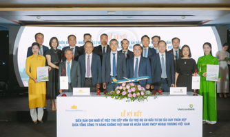 Vietnam Airlines bắt tay Vietcombank triển khai kế hoạch "bơm vốn" cho 50 máy bay thân hẹp