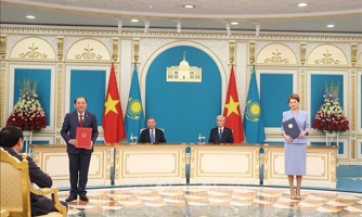Tổng Bí thư Tô Lâm chứng kiến Lễ trao các văn kiện hợp tác song phương Việt Nam – Kazakhstan