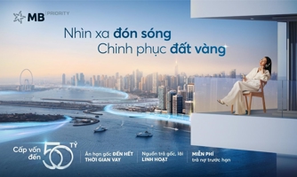 MB ra mắt MB Priority Land cấp vốn lên đến 50 tỷ đồng
